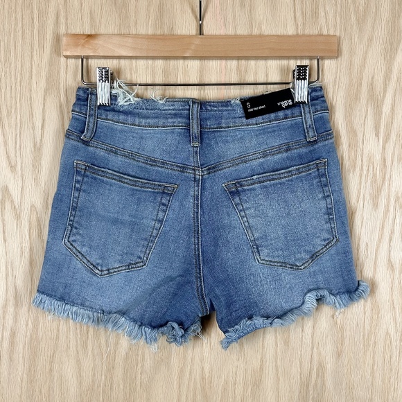 Insane Gene Distressed Deni Shorts - Picture 4 of 9